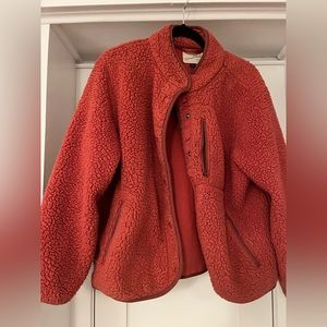 Universal Thread Sherpa Jacket Salmon